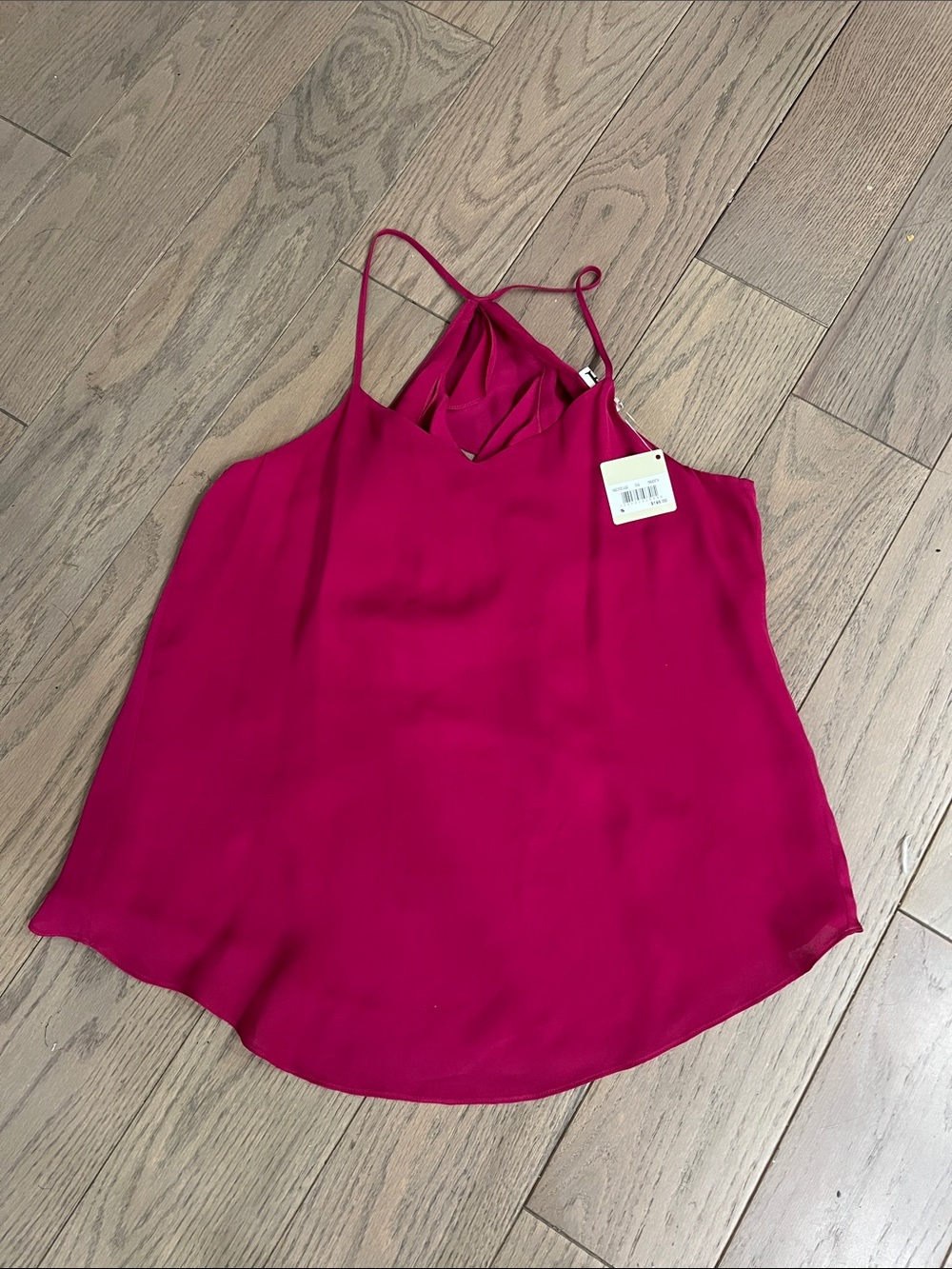 Haute Hippe silk top, open back, size s, NWT